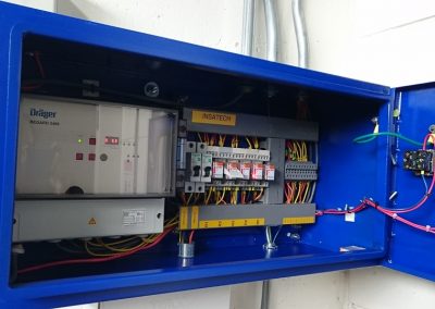 Sistema detección gases en Planta